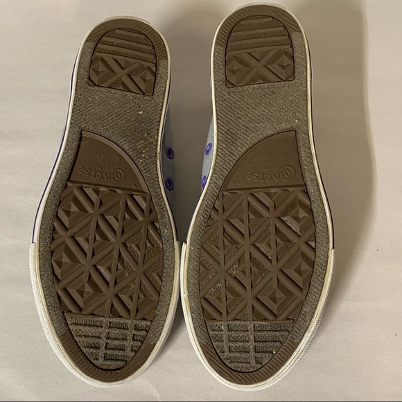 Tulle Layers Embellished Converse All Star Chuck Taylor Low Tops, W 5.5 / Jr 4 - Picture 10 of 12